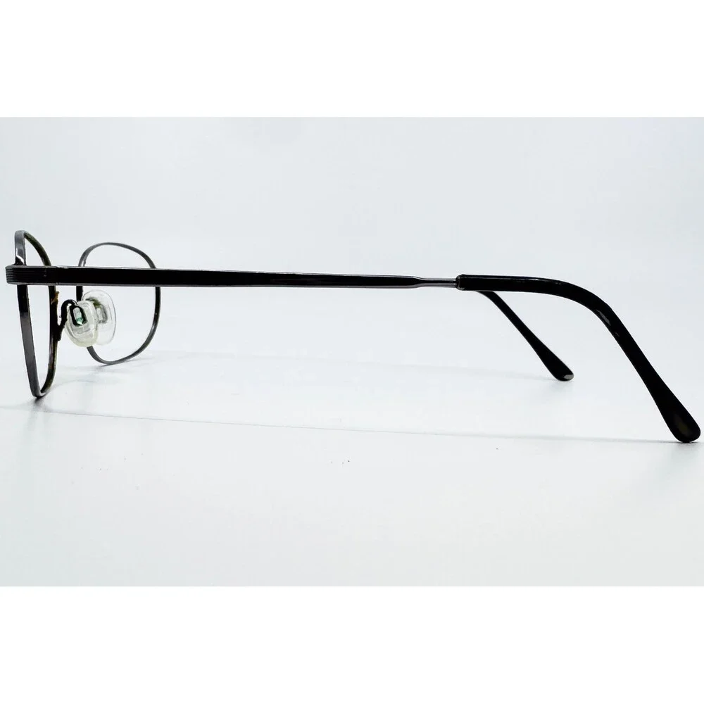 Marchon Autoflex 55 Eyeglasses Mens Gunmetal Flexon Oval Frames 53-20-140